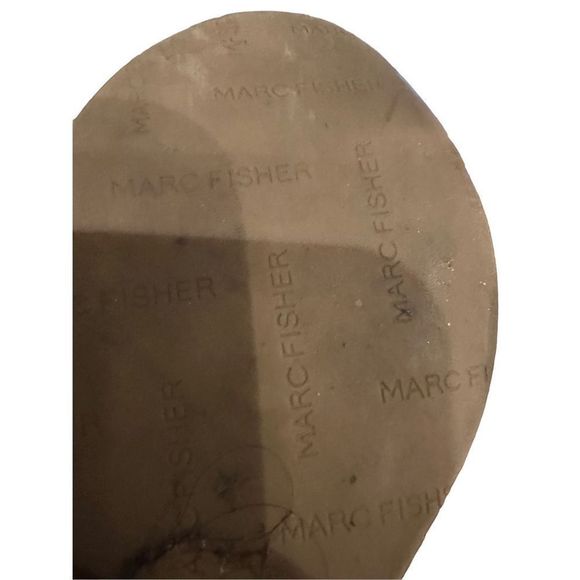 Marc Fisher Cognac Brown Suede Wedge Heel - Picture 7 of 13